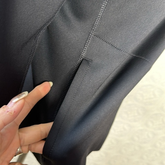 CALIA | Carrie Underwood Effortless Moto Jacket Caviar Black Size Small - Picture 4 of 13